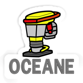 Aufkleber Vibrationsstampfer Oceane Image