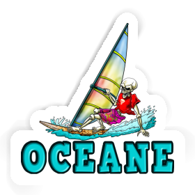 Surfer Sticker Oceane Image