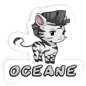 Zebra Sticker Oceane Image