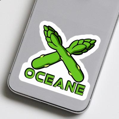 Sticker Asparagus Oceane Notebook Sticker Asparagus Oceane Gift package Image