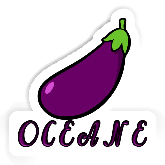 Oceane Sticker Eggplant Notebook Oceane Sticker Eggplant Gift package Image