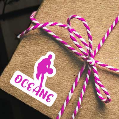 Sticker Basketball Player Oceane Notebook Sticker Basketball Player Oceane Gift package Image