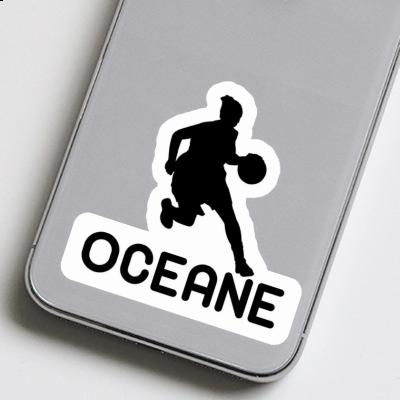Basketballspielerin Aufkleber Oceane Notebook Basketballspielerin Aufkleber Oceane Notebook Image