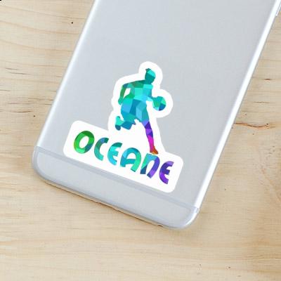 Sticker Oceane Basketballspielerin Sticker Oceane Basketballspielerin Image