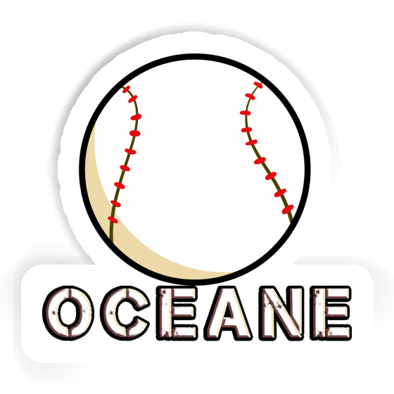 Sticker Baseball Oceane Notebook Sticker Baseball Oceane Gift package Image