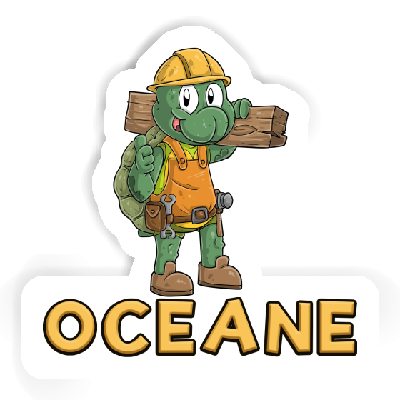 Sticker Bauarbeiter Oceane Notebook Sticker Bauarbeiter Oceane Notebook Image