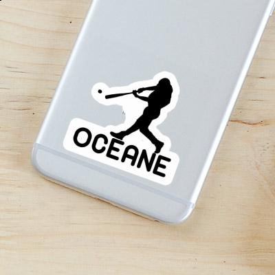 Sticker Baseballspieler Oceane Notebook Sticker Baseballspieler Oceane Gift package Image