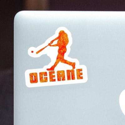 Sticker Baseballspieler Oceane Notebook Sticker Baseballspieler Oceane Gift package Image