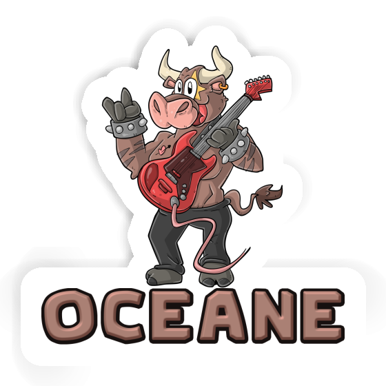 Aufkleber Oceane Gitarrist Notebook Aufkleber Oceane Gitarrist Notebook Image