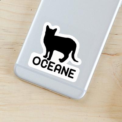 Sticker Oceane Cat Notebook Sticker Oceane Cat Gift package Image