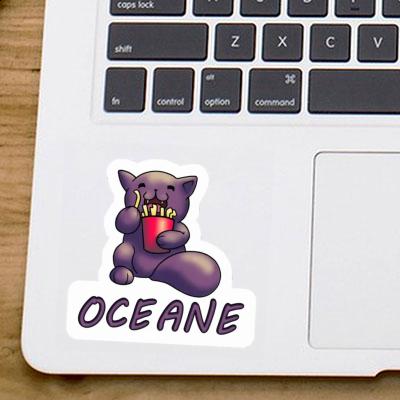 Oceane Sticker Katze Notebook Oceane Sticker Katze Gift package Image