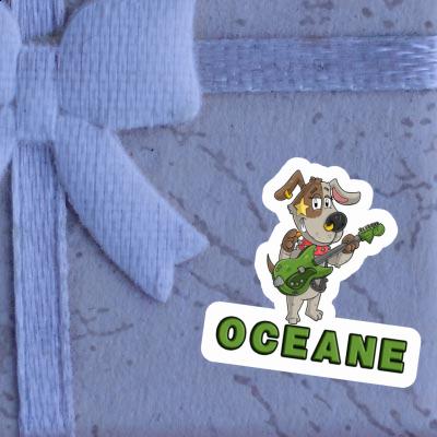 Guitarist Sticker Oceane Notebook Guitarist Sticker Oceane Notebook Image