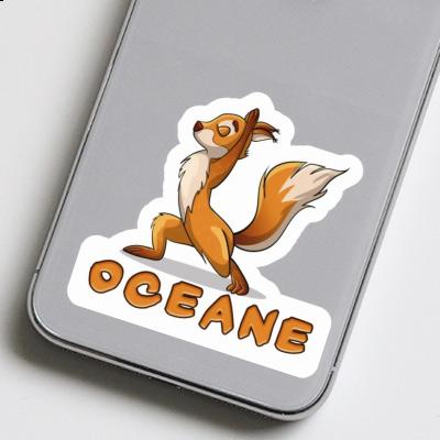 Oceane Sticker Yoga Squirrel Notebook Oceane Sticker Yoga Squirrel Gift package Image