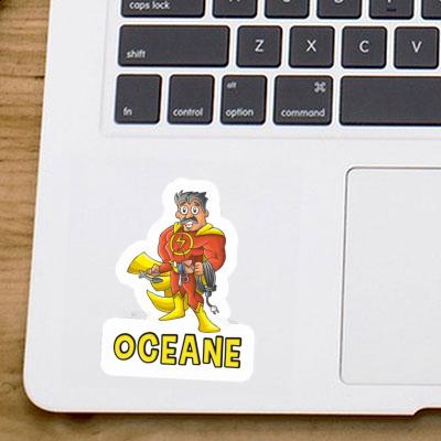 Sticker Oceane Electrician Notebook Sticker Oceane Electrician Gift package Image