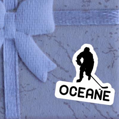 Aufkleber Eishockeyspieler Oceane Laptop Aufkleber Eishockeyspieler Oceane Laptop Image