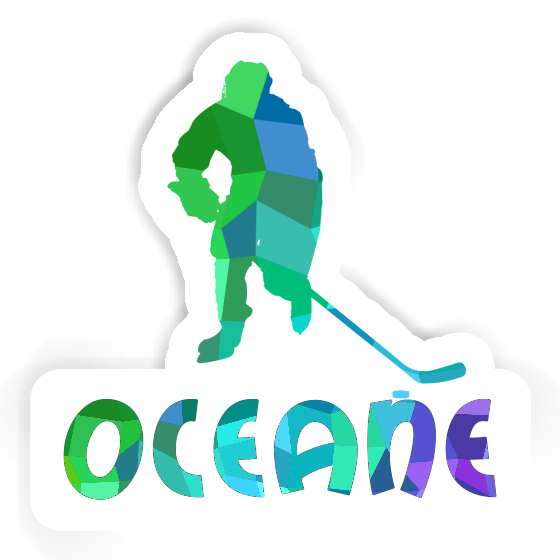 Eishockeyspieler Aufkleber Oceane Notebook Eishockeyspieler Aufkleber Oceane Gift package Image