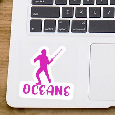 Oceane Sticker Fencer Notebook Oceane Sticker Fencer Notebook Image