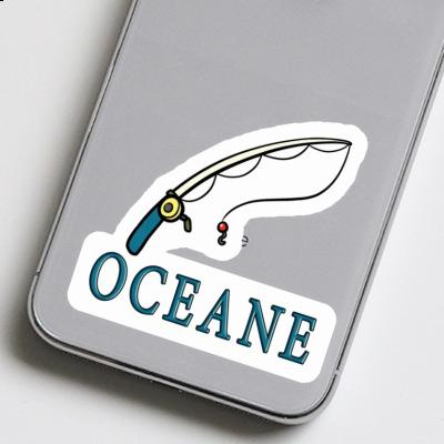 Aufkleber Oceane Angelrute Aufkleber Oceane Angelrute Image