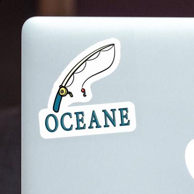 Aufkleber Oceane Angelrute Notebook Aufkleber Oceane Angelrute Notebook Image