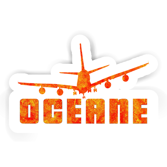 Airplane Sticker Oceane Notebook Airplane Sticker Oceane Notebook Image