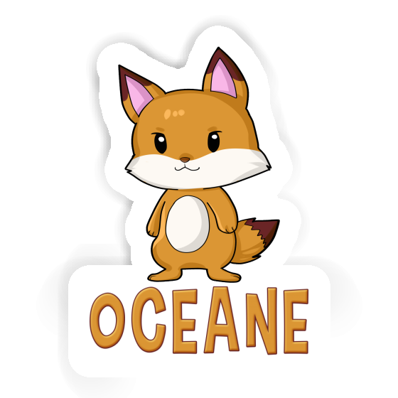 Sticker Fox Oceane Notebook Sticker Fox Oceane Gift package Image