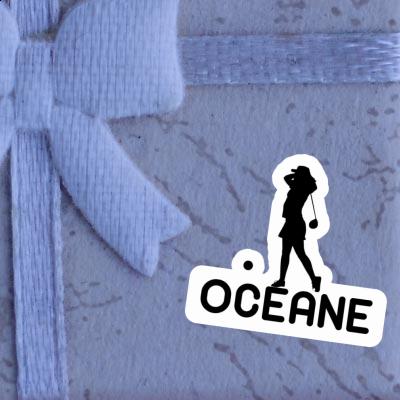 Oceane Sticker Golfer Laptop Oceane Sticker Golfer Laptop Image
