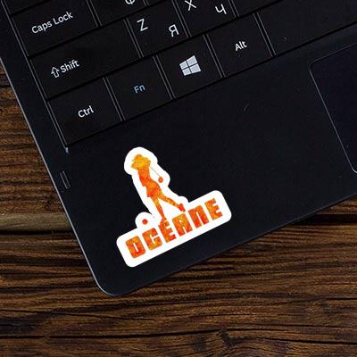 Oceane Sticker Golfer Laptop Oceane Sticker Golfer Laptop Image