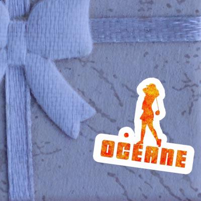 Oceane Sticker Golfer Notebook Oceane Sticker Golfer Gift package Image