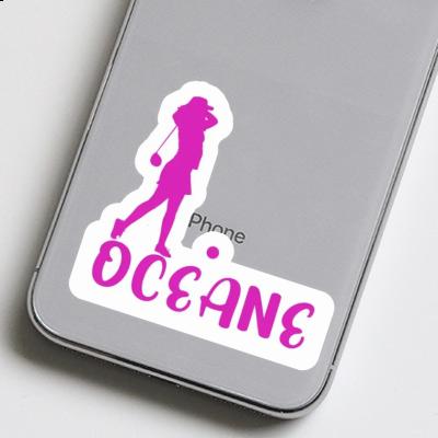 Golfer Sticker Oceane Laptop Golfer Sticker Oceane Laptop Image