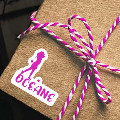 Golfer Sticker Oceane Notebook Golfer Sticker Oceane Gift package Image