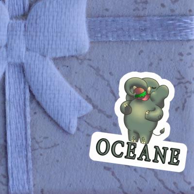Sticker Elephant Oceane Laptop Sticker Elephant Oceane Laptop Image