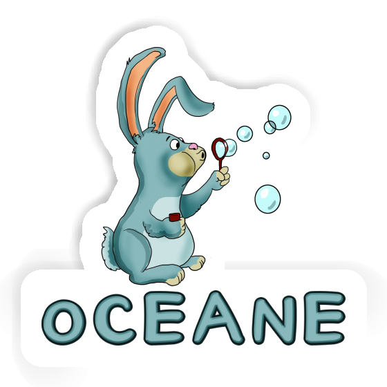 Sticker Oceane Soap Bubbles Rabbit Notebook Sticker Oceane Soap Bubbles Rabbit Notebook Image