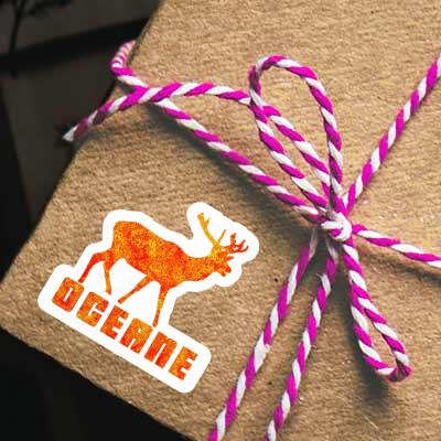 Hirsch Aufkleber Oceane Notebook Hirsch Aufkleber Oceane Gift package Image