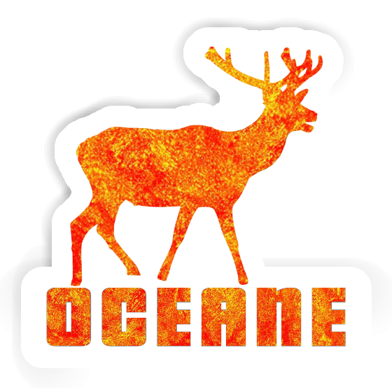 Hirsch Aufkleber Oceane Hirsch Aufkleber Oceane Image