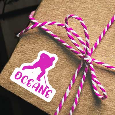 Sticker Oceane Eishockeyspielerin Laptop Sticker Oceane Eishockeyspielerin Laptop Image
