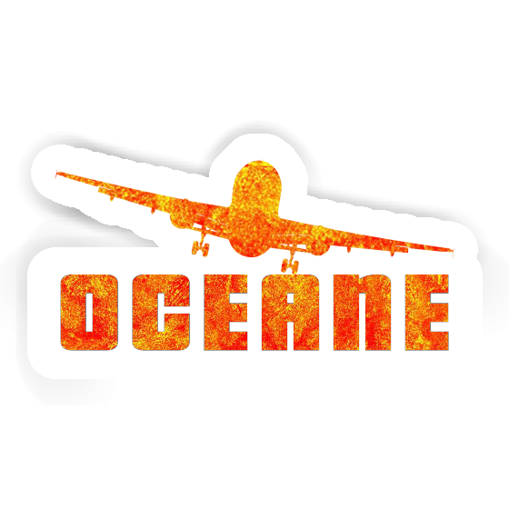 Oceane Sticker Airplane Notebook Oceane Sticker Airplane Notebook Image