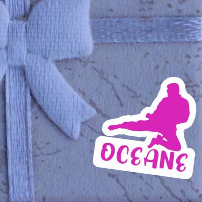 Aufkleber Karateka Oceane Notebook Aufkleber Karateka Oceane Notebook Image