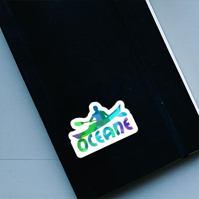 Kajakfahrer Aufkleber Oceane Notebook Kajakfahrer Aufkleber Oceane Notebook Image