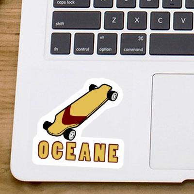 Sticker Skateboard Oceane Laptop Sticker Skateboard Oceane Laptop Image