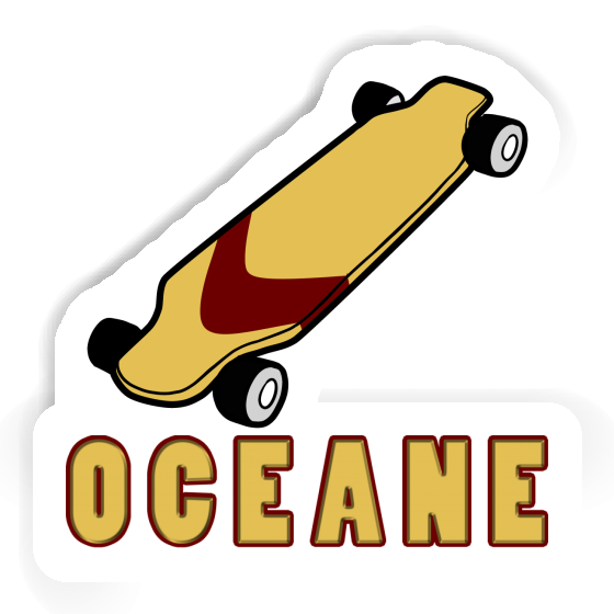 Sticker Longboard Oceane Laptop Sticker Longboard Oceane Laptop Image
