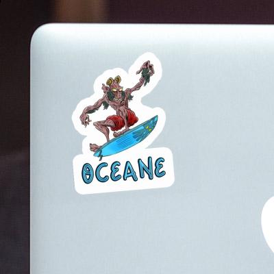 Oceane Sticker Surfer Laptop Oceane Sticker Surfer Laptop Image
