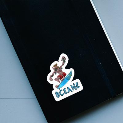 Oceane Sticker Surfer Notebook Oceane Sticker Surfer Notebook Image