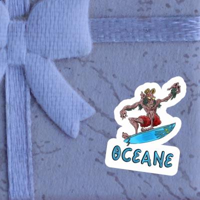 Oceane Sticker Surfer Oceane Sticker Surfer Image