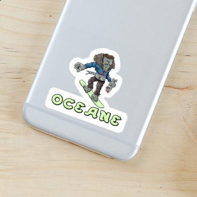 Sticker Oceane Snowboarder Notebook Sticker Oceane Snowboarder Notebook Image