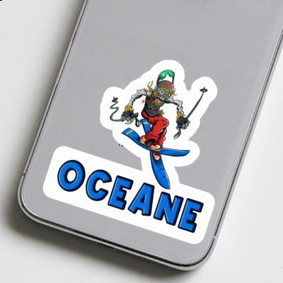 Sticker Oceane Freeride Skier Laptop Sticker Oceane Freeride Skier Laptop Image