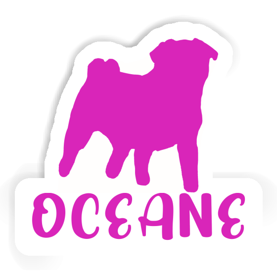 Pug Sticker Oceane Laptop Pug Sticker Oceane Laptop Image