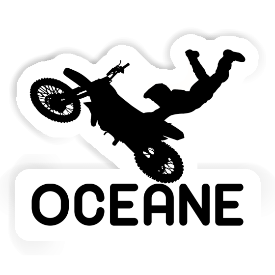 Sticker Motocross-Fahrer Oceane Notebook Sticker Motocross-Fahrer Oceane Gift package Image
