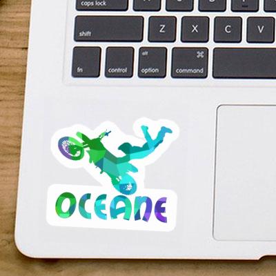 Aufkleber Oceane Motocross-Fahrer Laptop Aufkleber Oceane Motocross-Fahrer Laptop Image