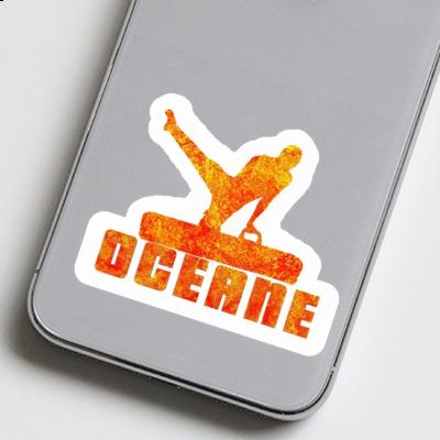 Sticker Oceane Gymnast Laptop Sticker Oceane Gymnast Laptop Image