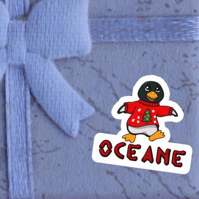 Aufkleber Weihnachtspinguin Oceane Aufkleber Weihnachtspinguin Oceane Image